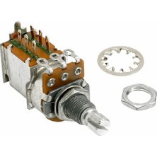 Fender 0992257000 250K Push/pull Split Shaft Potentiometer Yedek Parça | 250K, Split Shaft