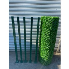 Msy Garden Fenc Çim Çit 200 cm x 10 mt + 5 Adet Galvanizli Çit Direği Aksesuarlar Dahil Bahçe Teli