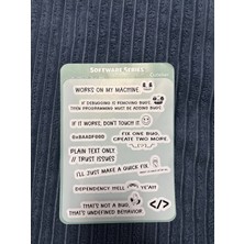 Cutelier Works On My Machine – Developer Sticker Seti