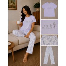 Kadın Pijama Takımı Kısa Kollu