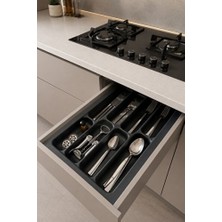 Empressco Pratik Çekmece Içi Kaşıklık, 30X45 Cm, Kumlu Yüzeyli Organizer