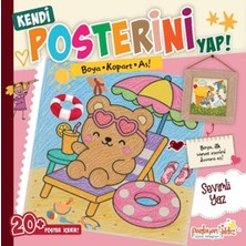 Parlayan Yıldız Kendi Posterini Yap! Boya Kopart As! Sevimli Yaz