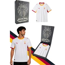 Gs Frm 042 785002 Galatasaray Orjinal Lisanslı Puma 2026/2027 Alternatif Beyaz  Forma Lazer Kutu Hediyeli