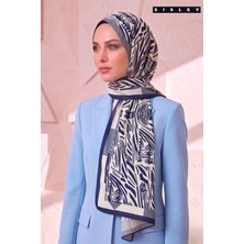 Sisley Esila Desenli Şal S-S-2012 Lacivert