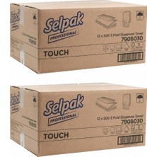 Selpak Professional Touch Z Katlama Dispenser Havlu 200X24 2 Koli