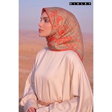 Sisley Elisa Desenli Eşarp S-E-2005 Vizon