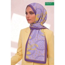 Benetton Fiore Desenli Şal B-S-1015 Lila
