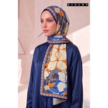 Sisley Esila Desenli Şal S-S-2010 Lacivert