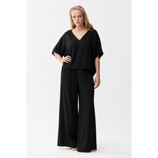 Love My Body Beli Lastikli Pantolon Siyah 153L9759002