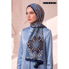 Sisley Esila Desenli Şal S-S-2011 Indigo