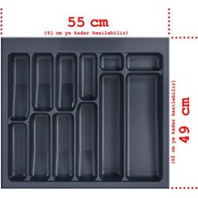 Empressco Çekmece Içi Kaşıklık, 55X49, Kumlu Yüzey, Düzenleyici, Dayanıklı, Şık