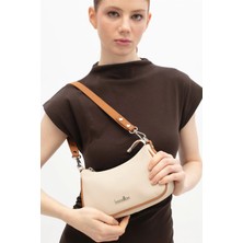 Benetton Kadın Kol Çantası BNT1836 Bej-Camel