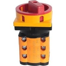 Opaş 3X25A 1-0-2 Mini Tip Kutup Değiştirici Kilitli Pako Şalter