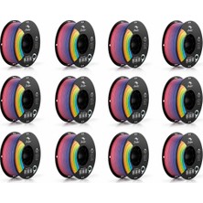 Creality Ender Pla+ Filament Gökkuşağı 1.75MM 12X1KG Filament
