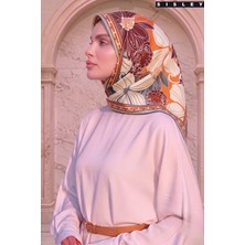 Sisley Elisa Desenli Eşarp S-E-2002 Kiremit