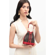 Benetton Kadın El Çantası BNT_1796 Kahve-Bordo