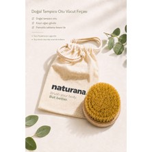 Naturana Tampico Otu Kuru Fırçalama Vücut Fırçası – Bitkisel Lifli Banyo Fırçası