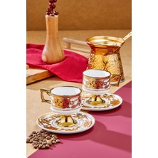 Cooker Zerina 2 Kişilik 90 ml Porselen Kahve Fincan Takımı CKR4529
