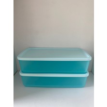 Tupperware Kubik Dikdörtgen 1.4litre 2li Set