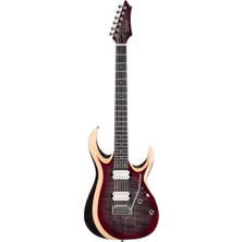 Cort Endonezya Cort X700 Dualıty Iı Lvb Elektro Gitar Seti | Lava Burst Çantalı