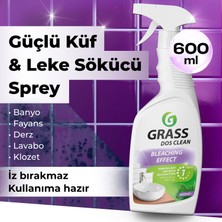 Grass Dos- Clean Güçlü Etkili Çok Amaçlı Beyazlatıcı & Dezenfektan Temizleyici - Tuvalet, Lavabo, Fayans, Kireç ve Leke Çözücü - Küf Önleyici - Iz Bırakmayan Hijyenik Ev Temizlik Ürünü