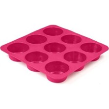 Empressco Yüksek Kaliteli 9'lu Silikon Muffin Kalıbı, Pratik ve Dayanıklı Tasarım