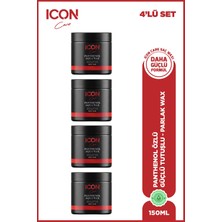 Icon Care Iconcare Panthenol Aqua Wax Maksimum Tutuş Parlak Görünüm Saç Waxı 4'lü Set 150 ml