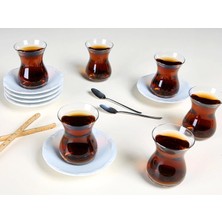 Porland Beyaz 12 Parça 6 Kişilik Çay Takımı