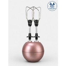 Karaca Mastermaid Prosteel 6 In 1 Cam Mutfak Robotu 2500W Rosegold Çırpıcı Başlık ve Telleri