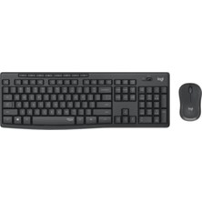 Marmara Qumasch Logıtech MK295 Q Tr Sessiz Kablosuz Klavye Mouse Set Siyah 920-009804