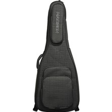 Madison Megb4-Bkgr Elektro Gitar Kılıfı | Su Geçirmez Kauçuk Kumaş, Peluş Astar, Koruyucu Iç Ped, Taşıma Askılı