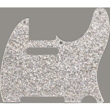 Fender 0992186001 Gitar Pickguard Plakası | Telecaster, Hybrid Glass, Parlak Efektli, Koyu Gri