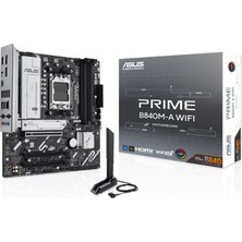 Marmara Qumasch Asus Prıme B840M-A Wıfı Ddr5 7600MT/S 1xhdmı 2xdp 3xm.2 Matx Am5 (Amd Am5 9000/8000/7000 Serileri