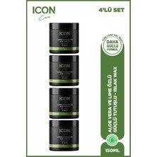 Icon Care Iconcare Aloe Vera Aqua Wax Maximum Tutuş Parlak Görünüm Saç Waxı 4'lü Set 150 ml