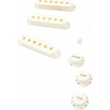 Fender 0992097000 Pure Vintage 60S Stratocaster Vintage White Manyetik Kapağı Aksesuar Kiti | Stratocaster, Beyaz, Manyetik
