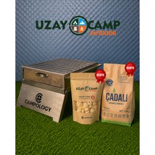 Uzay Camp Campology Flame Compact Mangal (304 Paslanmaz Çelik) 35x35