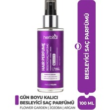 Herbital Gün Boyu Kalıcı & Besleyici Saç Parfümü | Argan, Jojoba & Provitamin B5 | hafif ve Zarif Çiçeksi Koku