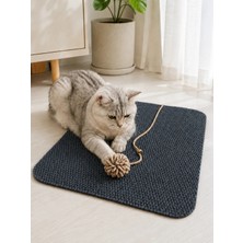 Minuz Kedi Tırmalama Paspası Çıngıraklı Toplu Oyun Halısı Kedi Yatma Dinlenme Alanı Tırmalama Matı Ev Içi Kedi Oyuncağı