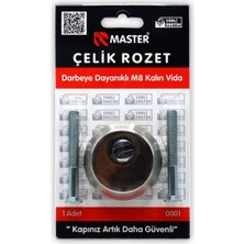 Master Metrik 8 Vidalı Çelik Rozet Saten
