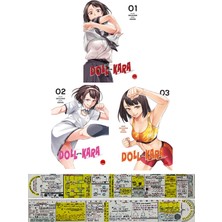 Tokyo Manga Doll Kara 1-2-3. Ciltler Manga Seti + Özel Cetvel