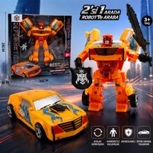 Trust Store Kutulu Dönüşen Transformers Robot Araba Robot ve Spor Araba 2\'si 1 Arada Dönüşebilen Oyuncak