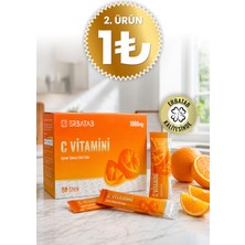 Erbatab C Vitamini İçeren Takviye Edici Gıda Portakal Aromalı Pratik Kullanım