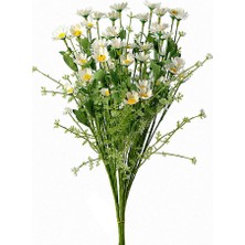 Dekorsende Yapay Papatya Demet Beyaz 45 cm
