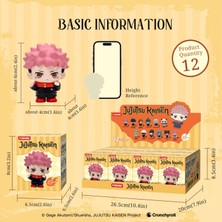 Beta Oyuncak Jujutsu Kaisen 12PC Mini Figure Blind Box Set Action Figure Lisanlı Figürler (1 Adet Gönderilir)