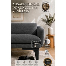 Legora Wood Design 20 cm Küt Ahşap Mobilya Ayağı Siyah | Gürgen Koltuk Kanepe Berjer Baza Tv Ünitesi Uyumlu