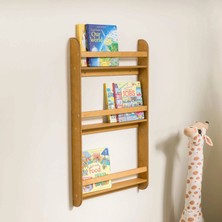 Furnirem Montessori Duvara Monte Kitaplık-3 Raflı