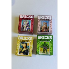 Bricks Bricks Puzzle 2’li Set – 10x15 cm Mini Yapboz