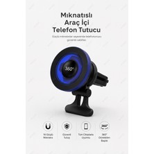 Nivego Flthc Manyetik Telefon Tutucu Araç Içi Havalandırma Izgarası Için 16 Güçlü Mıknatıslı 360° Dönebilen Telefon Standı Magsafe Uyumlu Universal