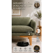Legora Wood Design 18 cm Küt Ahşap Mobilya Ayağı Açık Ceviz | Gürgen Koltuk Kanepe Berjer Baza Tv Ünitesi Uyumlu