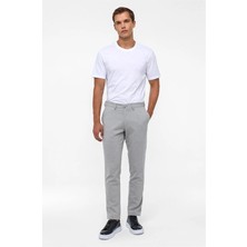 Süvari Gri Slim Klasik Pantolon